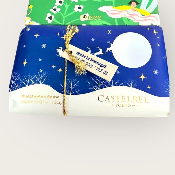 Luxury Soap Collection Shea Butter Eucalyptus Snow Patchouli Jasmine 7 Bars New - Picture 3 of 6